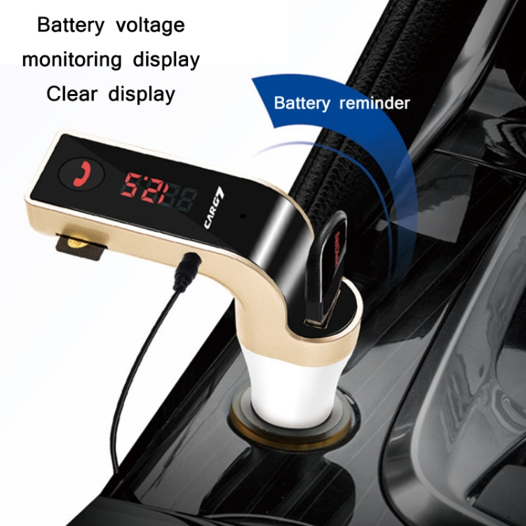 G7 Car Hands-Free Bluetooth FM Player MP3, G7 Pink, G7 Rose Gold, G7 Gold, G7 Silver, G7 Black