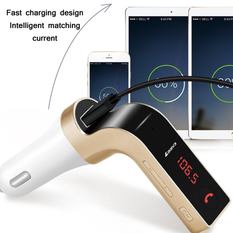 G7 Car Hands-Free Bluetooth FM Player MP3, G7 Pink, G7 Rose Gold, G7 Gold, G7 Silver, G7 Black