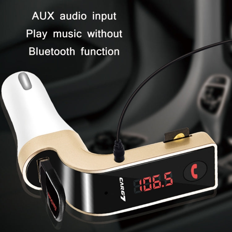 G7 Car Hands-Free Bluetooth FM Player MP3, G7 Pink, G7 Rose Gold, G7 Gold, G7 Silver, G7 Black