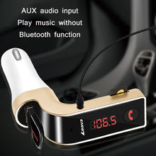 Load image into Gallery viewer, G7 Car Hands-Free Bluetooth FM Player MP3, G7 Pink, G7 Rose Gold, G7 Gold, G7 Silver, G7 Black