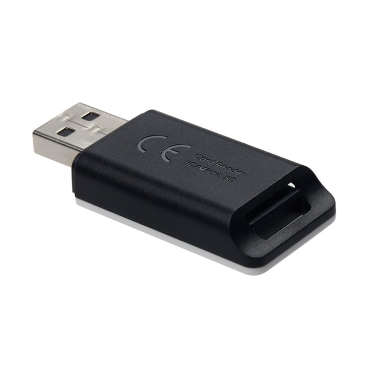 5 PCS FB FB-360 2 in 1 USB Computer Card Reader, White, Black