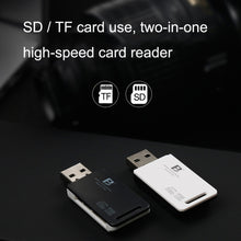 Load image into Gallery viewer, 5 PCS FB FB-360 2 in 1 USB Computer Card Reader, White, Black