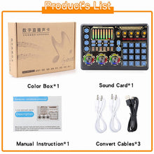 Load image into Gallery viewer, Live Microphone Equipment Sound Card, GAX-X8