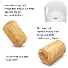 Load image into Gallery viewer, STB-105 Wood Grain Aromatherapy USB Air Purifier, Light Wooden Grain, Dark Wooden Grain