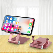 Load image into Gallery viewer, MT510 Universal Metal Folding Stand For Mobile Phone And Tablet, Moonlight Silver, Mysterious Black, Rose Gold