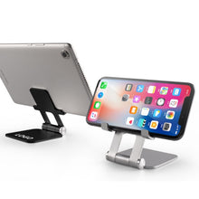 Load image into Gallery viewer, MT510 Universal Metal Folding Stand For Mobile Phone And Tablet, Moonlight Silver, Mysterious Black, Rose Gold