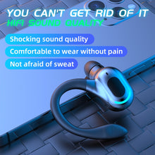 Load image into Gallery viewer, F8 Bluetooth 5.1 Ear-Mounted Stereo Wireless Sports Earphone, Single Earphone (Black), Single Earphone (White), Single Earphone (Black+Red), Single Earphone (Black+Blue), Single Earphone (Black+Green)