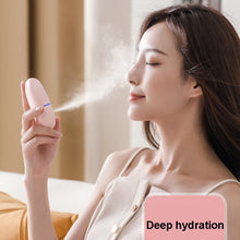 Load image into Gallery viewer, Q801A  Makeup Mirror Spray Moisturizing Device, White, Yellow, Pink, Green