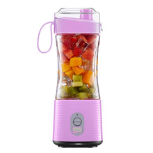 Load image into Gallery viewer, 6-Blade Electric Fruit Juicer Juice Cup, Black, White, Yellow, Purple, Green, Blue, Deep Blue, Rose Red
