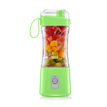 Load image into Gallery viewer, 6-Blade Electric Fruit Juicer Juice Cup, Black, White, Yellow, Purple, Green, Blue, Deep Blue, Rose Red