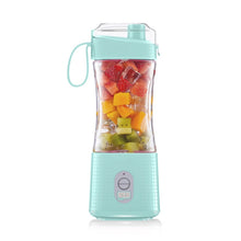 Load image into Gallery viewer, 6-Blade Electric Fruit Juicer Juice Cup, Black, White, Yellow, Purple, Green, Blue, Deep Blue, Rose Red