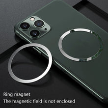 Load image into Gallery viewer, Ring Car Magnetic Suction Wireless Charger Lead Magnetic Ring Back Sticker, Color: Silver, Silver