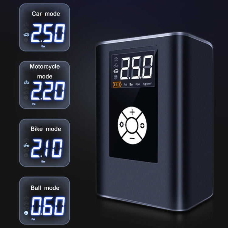 JM-8804 Car High-Pressure High-Power Tire Air Pump, Wireless Version, Wired Version