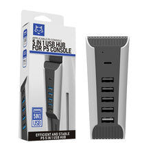 Load image into Gallery viewer, 5 in 1 USB HUB For PS5 Console, For PS5   5 in 1