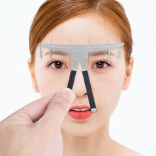 Load image into Gallery viewer, Three-point Positioning Stainless Steel Eyebrow Ruler