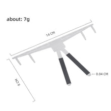 Load image into Gallery viewer, Three-point Positioning Stainless Steel Eyebrow Ruler