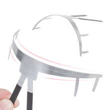 Load image into Gallery viewer, Three-point Positioning Stainless Steel Eyebrow Ruler