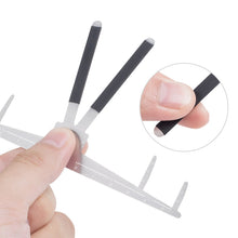 Load image into Gallery viewer, Three-point Positioning Stainless Steel Eyebrow Ruler