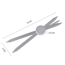 Load image into Gallery viewer, Three-point Positioning Tattoo Measuring Eyebrow Ruler, Silver, Gold, Black