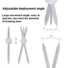 Load image into Gallery viewer, Three-point Positioning Tattoo Measuring Eyebrow Ruler, Silver, Gold, Black
