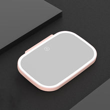 Load image into Gallery viewer, Car Sun Visor Makeup Mirror With LED Light, White, Pink
