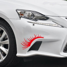 Load image into Gallery viewer, 1pair Car Big Lamp Eyebrow Sticker Sexy Eye Eyelash Car Sticker