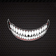 Load image into Gallery viewer, J06 Motorcycle Helmet Sticker, Small Teeth, Large Teeth, Small Tongue, Large Tongue