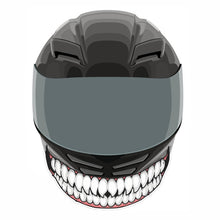 Load image into Gallery viewer, J06 Motorcycle Helmet Sticker, Small Teeth, Large Teeth, Small Tongue, Large Tongue