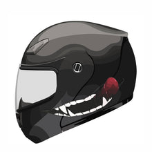 Load image into Gallery viewer, J06 Motorcycle Helmet Sticker, Small Teeth, Large Teeth, Small Tongue, Large Tongue