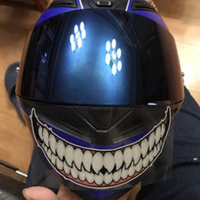 Load image into Gallery viewer, J06 Motorcycle Helmet Sticker, Small Teeth, Large Teeth, Small Tongue, Large Tongue