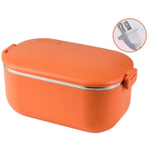 Load image into Gallery viewer, 48W 1L  304 Stainless Steel Heating Lunch Box Can Be Plugged In, US Plug, 12V Car Plug, EU Plug, UK Plug
