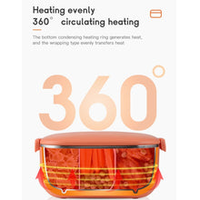 Load image into Gallery viewer, 48W 1L  304 Stainless Steel Heating Lunch Box Can Be Plugged In, US Plug, 12V Car Plug, EU Plug, UK Plug