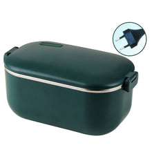 Load image into Gallery viewer, 48W 1L  304 Stainless Steel Heating Lunch Box Can Be Plugged In, US Plug, 12V Car Plug, EU Plug, UK Plug