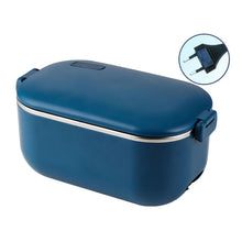 Load image into Gallery viewer, 48W 1L  304 Stainless Steel Heating Lunch Box Can Be Plugged In, US Plug, 12V Car Plug, EU Plug, UK Plug