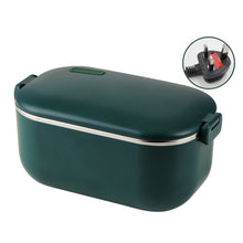 Load image into Gallery viewer, 48W 1L  304 Stainless Steel Heating Lunch Box Can Be Plugged In, US Plug, 12V Car Plug, EU Plug, UK Plug