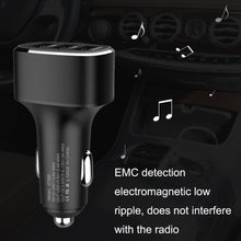 Load image into Gallery viewer, QIAKEY GT690C Dual USB + USB-C / Type-C Aluminum Alloy Three-Hole Car Charger, Black, Gray