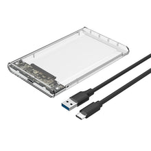 Load image into Gallery viewer, TU31 2.5 Inch USB3.1 TYPE-C Interface Hard Disk Transparent Protective Shell