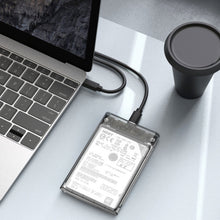 Load image into Gallery viewer, TU31 2.5 Inch USB3.1 TYPE-C Interface Hard Disk Transparent Protective Shell