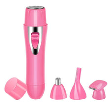 Load image into Gallery viewer, BZ-3563B 4 In 1 USB Shaver Nose Hair Trimmer, Pink, Black, White