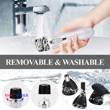 Load image into Gallery viewer, BZ-3563B 4 In 1 USB Shaver Nose Hair Trimmer, Pink, Black, White