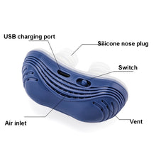 Load image into Gallery viewer, Sleeping Anti-snoring Electric Anti-snoring Device, White, Blue, Green