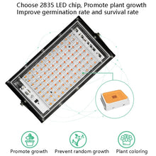 Load image into Gallery viewer, LED Plant Light Full Spectroscopy Waterproof Growth Lamp, EU Plug 24 Beads 25W, EU Plug 144 Beads 200W, UK Plug 24 Beads 25W, UK Plug 144 Beads 200W, AU Plug 24 Beads 25W, AU Plug 144 Beads 200W, Three-wire Access 24 Beads 25W                          ...