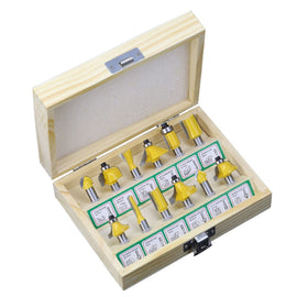 12 PCS / Set Woodworking Engraving Machine Trimmer Cutting Tool, 8 Handle With Wooden Box, 8 Handles Without Wooden Box