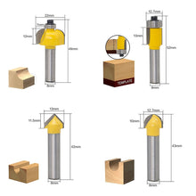 Load image into Gallery viewer, 12 PCS / Set Woodworking Engraving Machine Trimmer Cutting Tool, 8 Handle With Wooden Box, 8 Handles Without Wooden Box