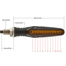 Load image into Gallery viewer, 2pcs MK-109 Motorcycle Flow Steering Lamp LED Signal Light, MK-109(Black ), MK-109(Yellow )