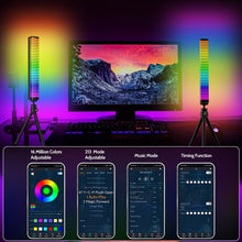 Load image into Gallery viewer, 3D Pickup Atmosphere Light Desktop Music Rhythm Lamp,, USB Plug, USB Charging