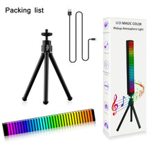 Load image into Gallery viewer, 3D Pickup Atmosphere Light Desktop Music Rhythm Lamp,, USB Plug, USB Charging