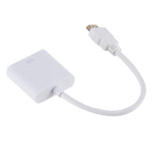 Load image into Gallery viewer, ZHQ007 HD 1080P HDMI to VGA Converter, White, Black