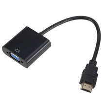 Load image into Gallery viewer, ZHQ007 HD 1080P HDMI to VGA Converter, White, Black