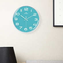 Load image into Gallery viewer, MOVEBEST 12 Inch Living Room Wall Clock Simple Home Plastic Watch, Style:, G2001 Green Surface White Frame, G2001 Black Surface Black Frame, G2001 White Surface White Frame, G2001 White Surface Black Frame, G2001-L White Surface White Frame            ...